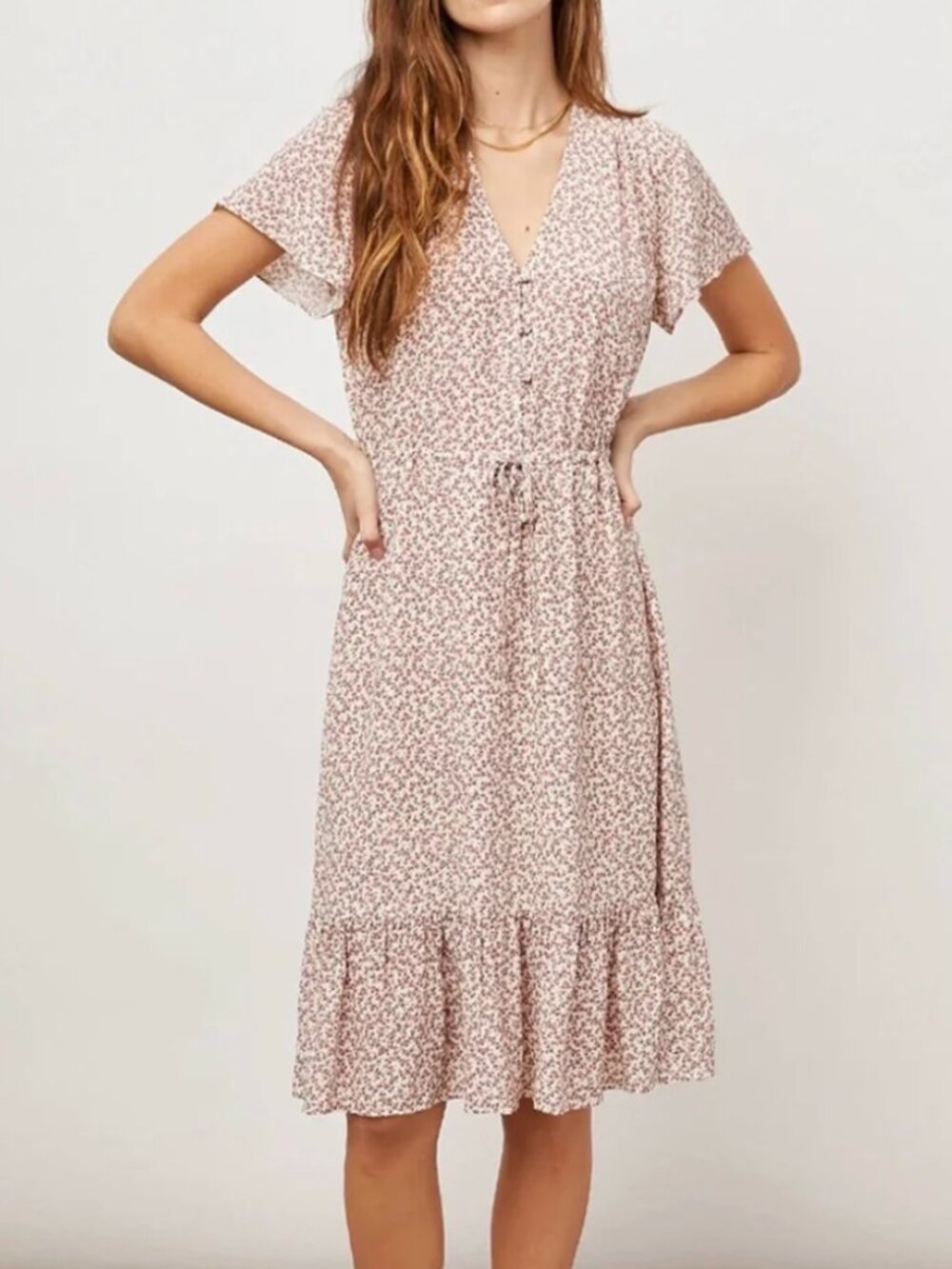 Rails Kiki dress Floral Print Midi Dress
